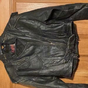 Womens leather jacket size large